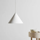 GobekUsa 10"/12.5" Diameter 1 Light Conical Hanging Lamp Nordic Stylish Black/Blue Metal Pendant Light over Table