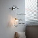 GobekUsa Ceramic LED Wall Light with Pull Chain Switch - Nordic Design