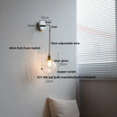 GobekUsa Ceramic LED Wall Light with Pull Chain Switch - Nordic Design