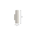 GobekUsa Nordic Terrazzo Shade Up/Down Wall Sconce with 2-Bulb Cylindrical Lamp for Stairs