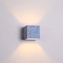 GobekUsa Nordic Terrazzo Wall Sconce - Up Down Hotel Light (Red/White/Blue)