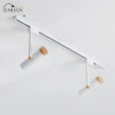 GobekUsa Nordic Tubular Metallic Spotlight with Wood Cap