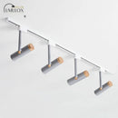 GobekUsa Nordic Tubular Metallic Spotlight with Wood Cap