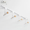 GobekUsa Nordic Tubular Metallic Spotlight with Wood Cap