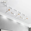 GobekUsa Nordic Tubular Metallic Spotlight with Wood Cap