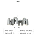GobekUsa Nordic U Shape LED Ceiling Chandelier