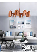 GobekUsa Nordic U Shape LED Ceiling Chandelier