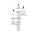 Nordic Wabi-Sabi White Silk Pendant Light