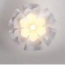 GobekUsa Acrylic Flower Pendant Chandelier: Nordic Design LED Hanging Fixture for Elegant Decor