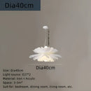 GobekUsa Acrylic Flower Pendant Chandelier: Nordic Design LED Hanging Fixture for Elegant Decor