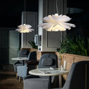 GobekUsa Acrylic Flower Pendant Chandelier: Nordic Design LED Hanging Fixture for Elegant Decor