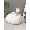 GobekUsa Bear Statues Tissue Box Table Decor for Home Living Room, Creative Nordic Figurines
