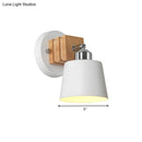 GobekUsa Rotatable Wall Light Nordic Style Wall Lamp, 1 Head, White Finish - Bedside or Bathroom