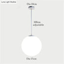 GobekUsa Nordic White Glass Ball Pendant Lights Modern LED Living Room Hanglamp Pendant Lamp Restaurant Bar Aisle Bubble Ball Luminaire
