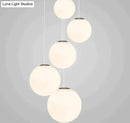 GobekUsa Nordic White Glass Ball Pendant Lights Modern LED Living Room Hanglamp Pendant Lamp Restaurant Bar Aisle Bubble Ball Luminaire