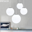 GobekUsa Nordic White Glass Ball Pendant Lights Modern LED Living Room Hanglamp Pendant Lamp Restaurant Bar Aisle Bubble Ball Luminaire