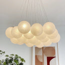 Nordic White Glass Globe Cluster Pendant Light