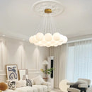 Nordic White Glass Globe Cluster Pendant Light