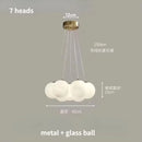 Nordic White Glass Globe Cluster Pendant Light
