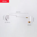 GobekUsa Adjustable LED Swing Arm Wall Light Nordic Sconce Bedside Lamp