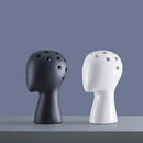GobekUsa Human Head Ceramic Vase for Nordic Style Flower Arrangement