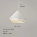 GobekUsa Cream Fabric LED Pendant Chandelier for Nordic Minimalist Home Decor