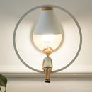 GobekUsa Birdie Wall Lamp: Modern Nordic Wood Bedroom Light