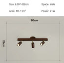 GobekUsa Nordic WoodenTrack LED Ceiling Spotlight for Home Decor