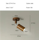 GobekUsa Nordic WoodenTrack LED Ceiling Spotlight for Home Decor