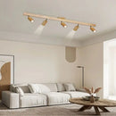 GobekUsa Nordic WoodenTrack LED Ceiling Spotlight for Home Decor