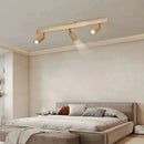 GobekUsa Nordic WoodenTrack LED Ceiling Spotlight for Home Decor