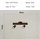 GobekUsa Nordic WoodenTrack LED Ceiling Spotlight for Home Decor