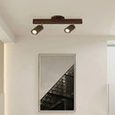 GobekUsa Nordic WoodenTrack LED Ceiling Spotlight for Home Decor