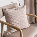 Nordic woven decorbites knit pillow cover living room button closure by Decorbites