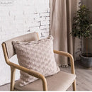 Nordic woven decorbites knit pillow cover living room button closure by Decorbites
