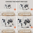 3D LUMINOUS LED Wooden World Map 2.0 Nordik
