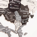 3D Europe Wooden Map Nordik