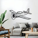 T-28 Trojan Angle Metal Aircraft Wall Art - NCP0141 by Navigate Craft