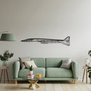 XB70 Valkyrie Metal Aircraft Wall Art - NCP0149 by Navigate Craft
