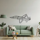 T-38C Talon Angle Metal Aircraft Wall Art - NCP0496