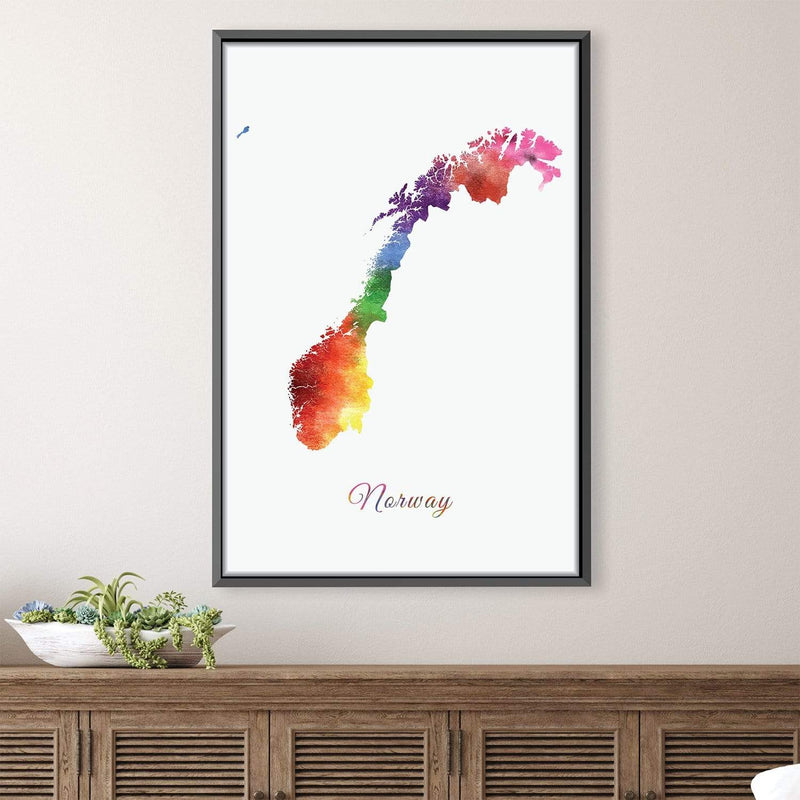 Norway Rainbow Canvas