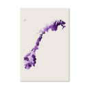 Norway Watercolor Canvas