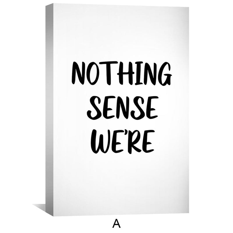 Nothing Makes Sense When We're Apart Canvas