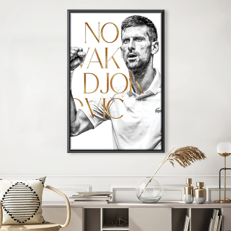 Novak Djokovic Canvas