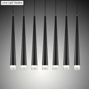 GobekUsa Novelty LED Pendant Lamp dimmable Lights Kitchen Island Dining Room Shop Bar Counter Decoration Cylinder Pipe Pendant Lights