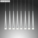 GobekUsa Novelty LED Pendant Lamp dimmable Lights Kitchen Island Dining Room Shop Bar Counter Decoration Cylinder Pipe Pendant Lights