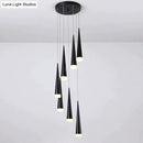 GobekUsa Novelty LED Pendant Lamp dimmable Lights Kitchen Island Dining Room Shop Bar Counter Decoration Cylinder Pipe Pendant Lights
