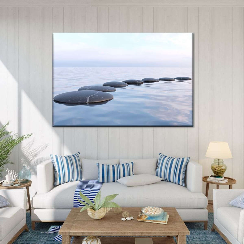 Water Zen Stones Wall Art