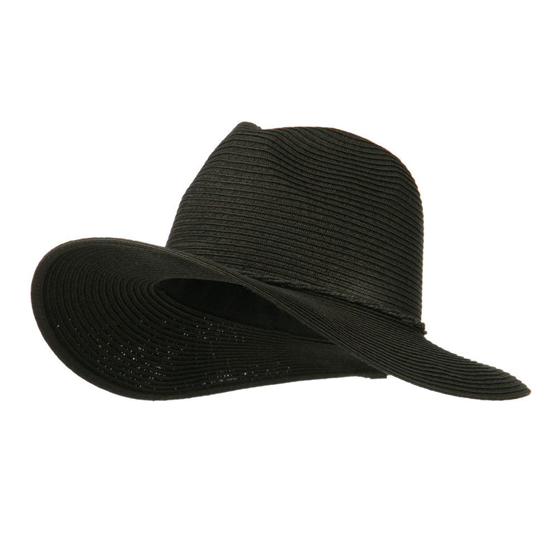 Ribbon Paper Straw Panama Hat