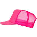 5 Panel Neon Color Poly Mesh Cap